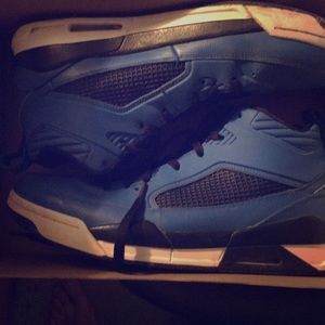 Blue Jordan shoes s:12